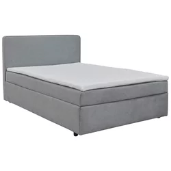 MID.YOU POSTELJA Z VZMETNICO 120 cm  x 200 cm , tekstil siva