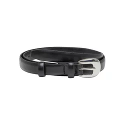 Chunky Buckle belt black/silver color