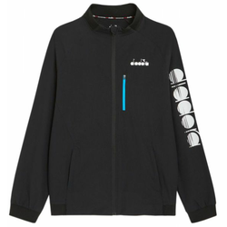 Muška teniska jakna Diadora FZ Jacket - black