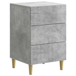 Noćni ormar Betonska siva 43 x 41 x 66,5 cm Konstruirano drvo