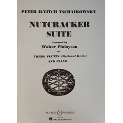 TCHAIKOVSKY:NUTCRACKER SUITE THREE FLUTES AND PIANO