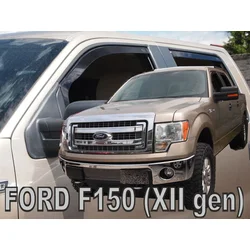 Heko Bočni vetrobrani Team za FORD F150 XLT 4D 2008-2014, Prednji i zadnji