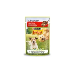 FRISKIES PURINA Vlažna hrana za pse u sosu sa govedinom i krompirom, 85g