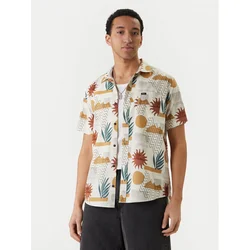 RVCA Srajca Anytime AVYWT00489 Écru Regular Fit