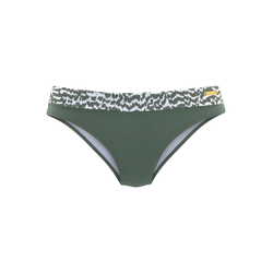 LASCANA Bikini hlačke oliva/bela