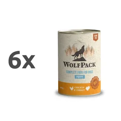 WolfPack Puppy - piščanec 6 x 400 g