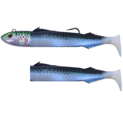 JLC Saltwater Rubber Jigging Soft Bait REAL FISH Combo 200g Caballa