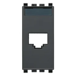 VIMAR EIKON AVAYA ADAPTOR RJ45 LAN (RJ45) ANTRACIT VI20338.C