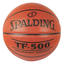 SPALDING žoga za košarko TF 500 7, črna-oranžna