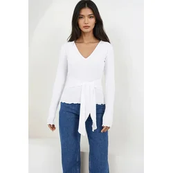 Trend Alacati Stili Ženska bluza Alc-X14864, Bela