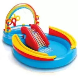 Bazen za decu Play Centar Rainbow Ring 297x193x135 cm Intex