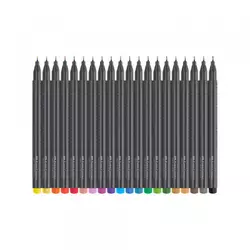 FABER CASTELL flomaster - lajner (0.4mm), 20 boja