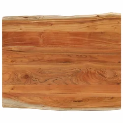 Stolna ploča 90x80x3,8 cm pravokutna bagremovo drvo živi rub