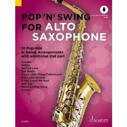 POP N SWING FOR ALTO SAXOPHONE + AUDIO ACCESS