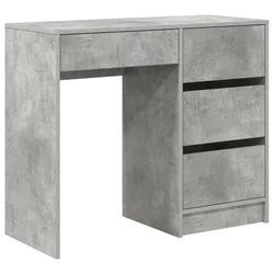 Stol Betonski sivi 90 x 37.5 x 75 cm Konstruirano drvo