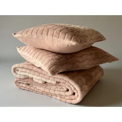 Viktorija Ćebe set Dream – 220x240cm + 2 jastučnice 50x70cm Blush