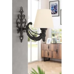 OPVIQ Zidna lampa Gloria Cream Black