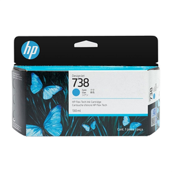 kartuša HP 738 Cyan, 130 ml (original, modra)