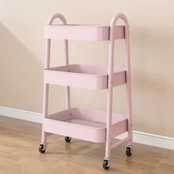 BOLZZ Met polica sa točkićima, Roze