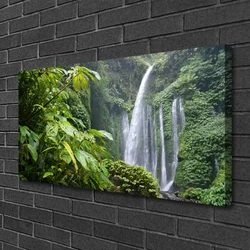 tulup.si Slika na platnu Slap narava 100x50 cm