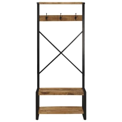 Stalak za odjeću 80x40x190 cm Puno grubo drvo Mango