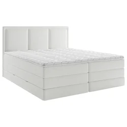 MID.YOU POSTELJA BOXSPRING 200 cm  x 200 cm , tekstil bela
