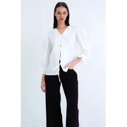 Trend Alacati Stili Ženska bluza Alc-X15169, Bela