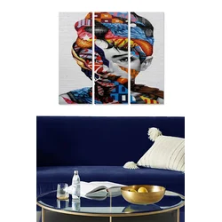 Set slika Wallity MDF7436501494476, 3 dijela