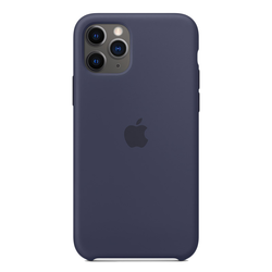 Original maska futrola Silicone Case Iphone 11 Midnight BlueOpis proizvoda: Original maska futrola Silicone Case Iphone 11 Midnight Blue