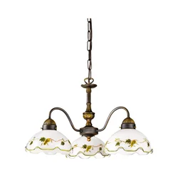 Kolarz 731.83.110 - Luster na lancu NONNA 3xE27/75W/230V, vinska boja