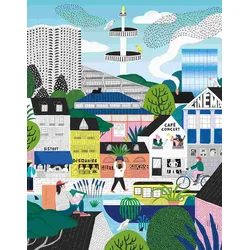 Pieces & Peace - Puzzle Rennes City - 1 000 kosov