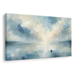 Slika tišina modre gladine - 30x20
