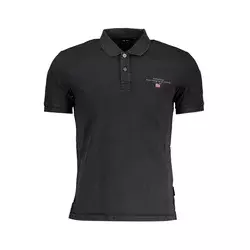 NAPAPIJRI Muška polo majica NP0A4GB4-ELBAS-JERSEY_NERO_041, Crna
