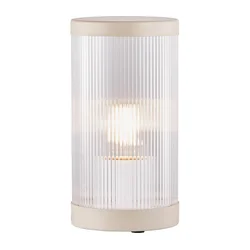 Nordlux - Spoljašnja stona lampa COUPAR 1xE27/25W/230V IP54 bež