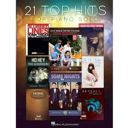 21 TOP HOTS FOR piano SOLO