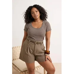 Trendyol Curve Ženska bluza Tbbss26Af00116, Braon
