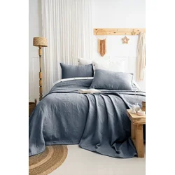 Lessentiel Maison Set Prekrivač i jastučnice Julia, 240x260 cm, Plavi