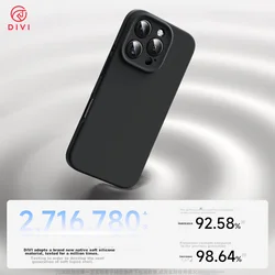 Divi Maska za mobilni telefon iPhone 16 Pro Max, Crna