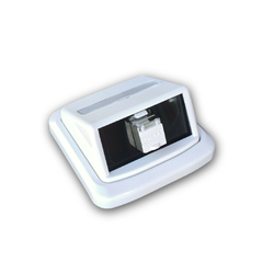 Enotna vtičnica ABB TANGO 1xRJ45 cat6A STP bela