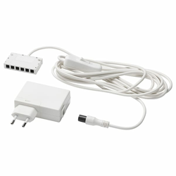 ANSLUTA LED konektor i kabl, bela, 19 W