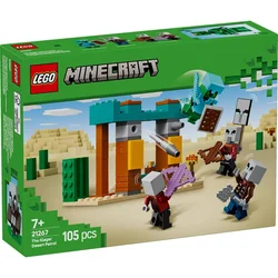 Lego Minecraft Iladžerska pustinjska patrola 21267, Uzrast 7+