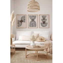 Wallity Slika 3Dartsoho72, 3 dela, 33 x 48 cm