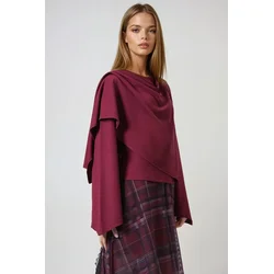 Trend Alacati Stili Ženska bluza Alc-X14420, Bordo