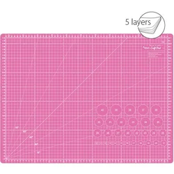 TEXI Podloga za sečenje materijala sa kružnim sekačem, 60x45, Roze