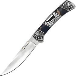 Vanjski sklopivi nož B3159 - 21,5/9cm/Crna/Smeđa KP39348