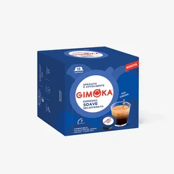Gimoka Kapsule za kafu Soave Decaffeinato, kompatibilne sa Lavazza A Modo Mio