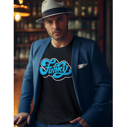 Tamanitza Muška majica FUNKY BLUE, Crna