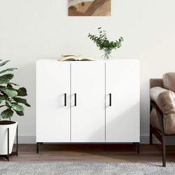 shumee Komoda bela 90x34x80 cm konstruiran les