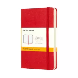 NN BLOK-PLANER MOLESKINE 9X14 RDEČ
