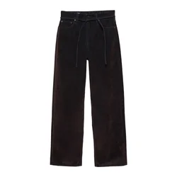Pull&Bear Kavbojke temno rjava